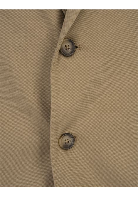 Khaki Oxford Cotton Blazer RUSSO CAPRI | 3111/0053